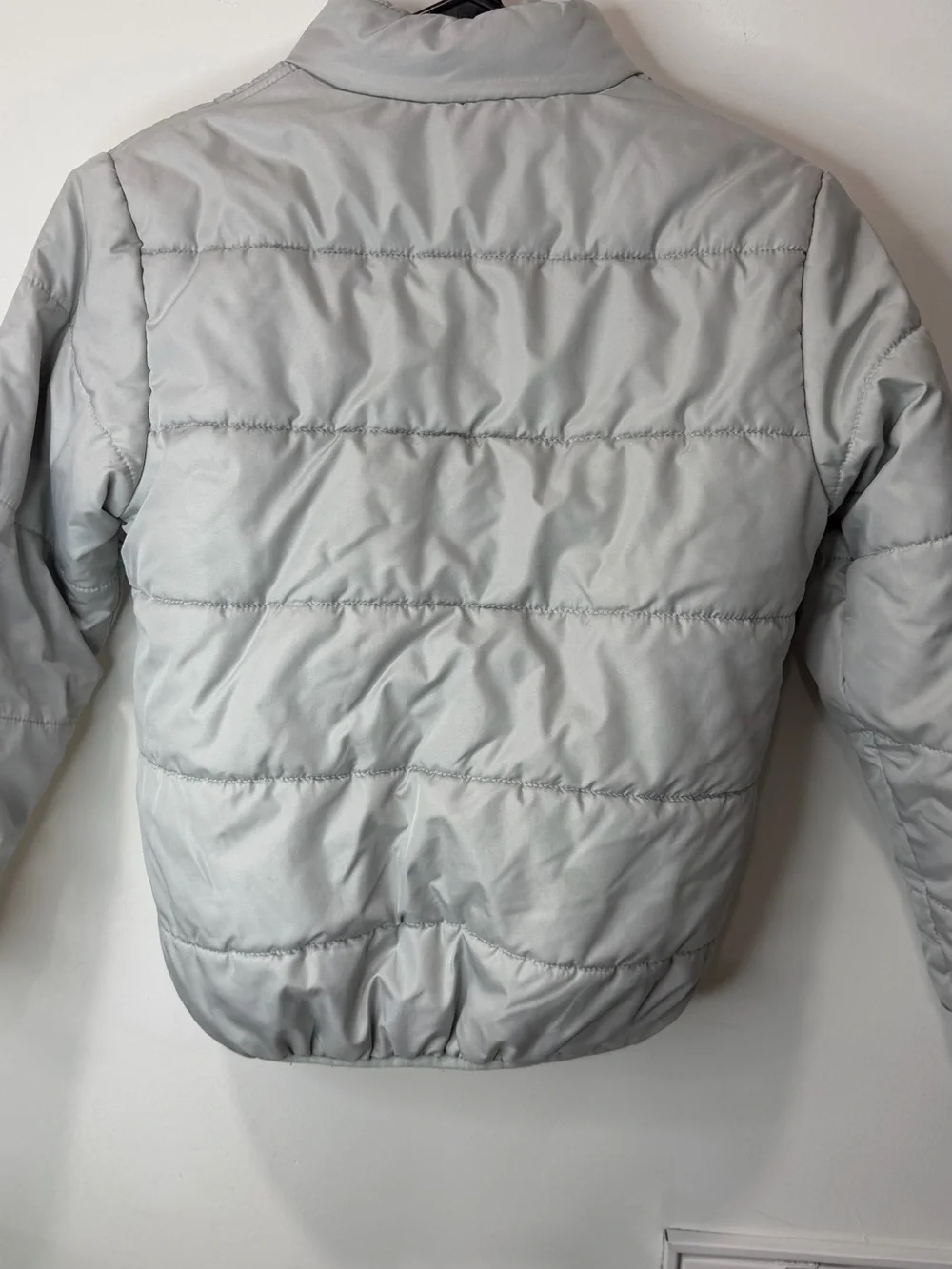 Crazy 8 Gray Jacket with Lime Logo Accent